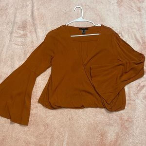 Brown Boho Top